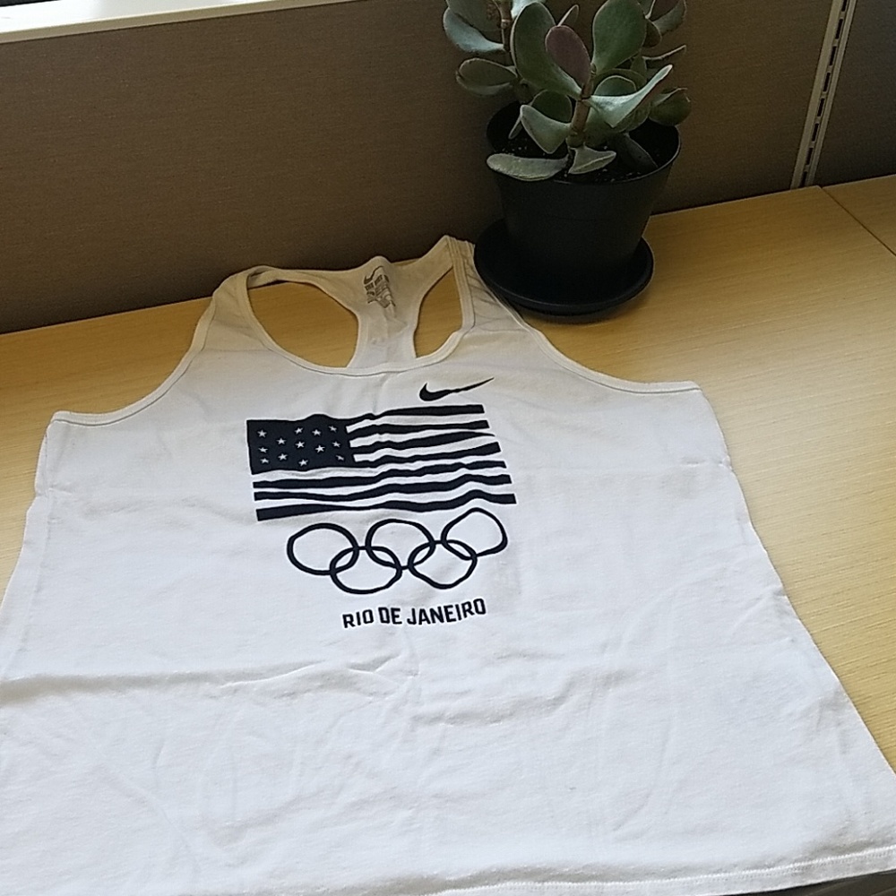 Nike Team USA Flag Rings Rio De Janeiro Tank Top